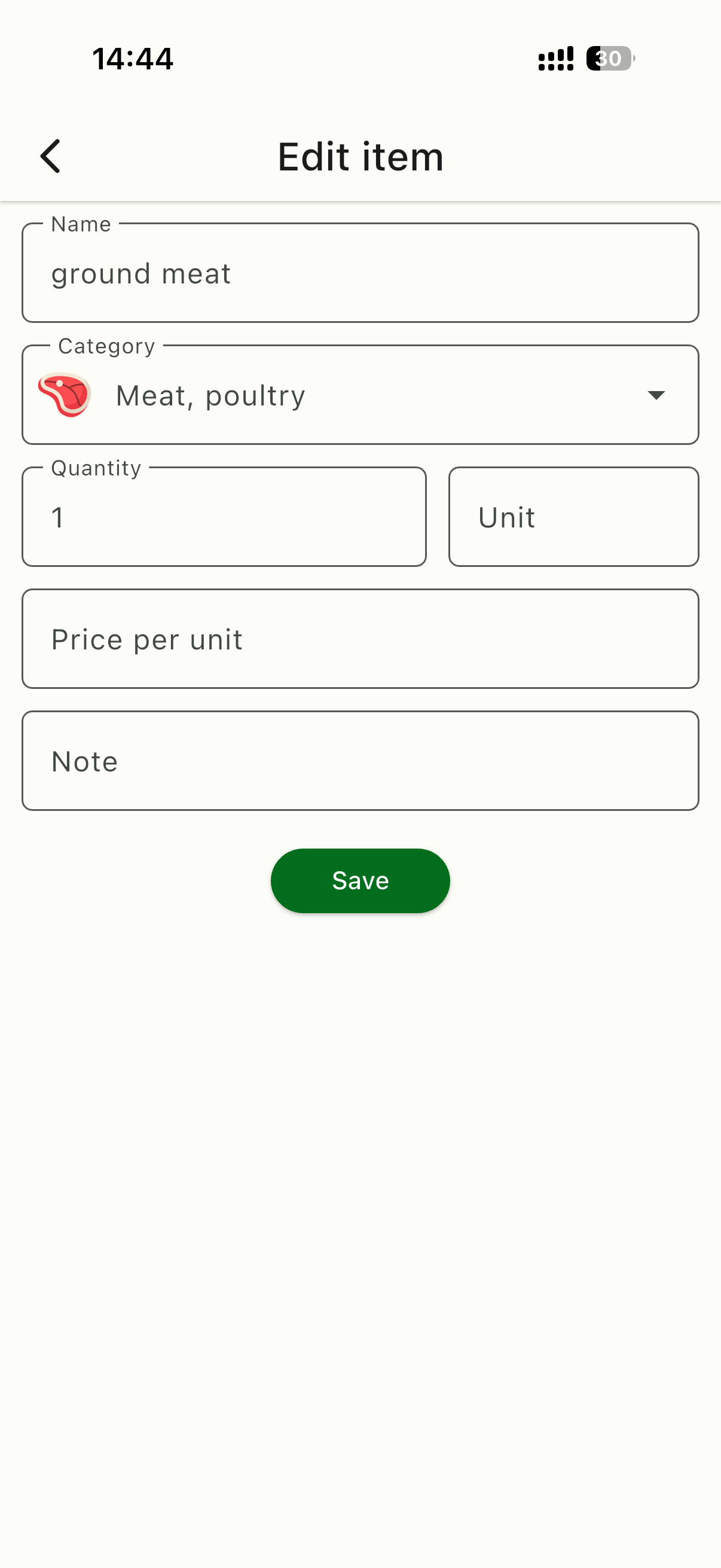 Shopping List Note screenshot 3